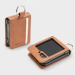 Mercury Basic Diary Case for Samsung Galaxy Z Flip7 Light Brown - imagine 2