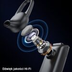 USAMS Bluetooth 5.0 BT2 headset black BHUBT201 (USAMS-BT2) - imagine 4