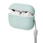 UNIQ Lino Case AirPods Pro 2 gen Silicone mint green - imagine 2