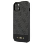 Guess GUHCP13SG4GLGR iPhone 13 mini 5,4" grey hardcase 4G Stripe Collection - imagine 2