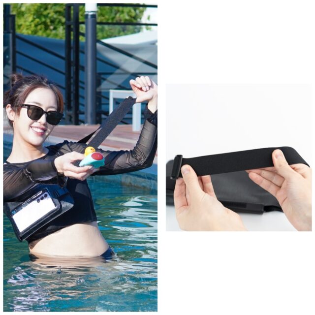 Waterproof pouch Araree Waterproof Sack black - imagine 4