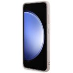 Guess GUHMS24SG4GFRP S24 S921 pink hardcase 4G Collection Leather Metal Logo MagSafe - imagine 5