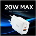 Ładowarka sieciowa Spigen Essential       EE202EU 20W USB-C/USB-A biały - imagine 4