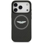 Case Aston Martin HC Kevlar Counter      Design MagSafe for iPhone 17 Pro black - imagine 3