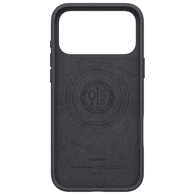 Spigen Silicone Fit MAG MagSafe Case for iPhone 17 Pro Black - imagine 3