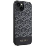 Guess GUHMP14SHGCFSEK iPhone 14 / 15 / 13 6.1" black hardcase GCube Stripes MagSafe - imagine 4