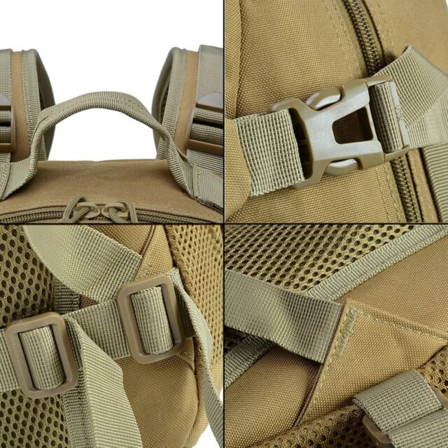 Extralink Military Tactical Backpack 30L - Men's Travel and Outdoor Military School Bag - imagine 4