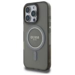 Guess GUHMP16LHFGEREK iPhone 16 Pro 6.3" black hardcase IML Glitter Circle MagSafe - imagine 2