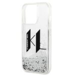 Karl Lagerfeld KLHCP14LLBKLCS iPhone 14 Pro 6,1" silver hardcase Liquid Glitter Big KL - imagine 6