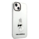 Karl Lagerfeld KLHCP14SHNCHTCT iPhone 14/ 15 / 13 6,1" transparent hardcase Ikonik Choupette - imagine 4