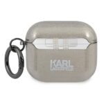 Karl Lagerfeld KLA3UCHGK AirPods 3 cover black Glitter Choupette - imagine 2