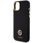 Guess GUHCP15M4DGPK iPhone 15 Plus / 14 Plus 6.7" black hardcase Silicone Logo Strass 4G - imagine 6