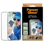 PanzerGlass Screen Protector AluminumFrame iPhone 16 Pro 6.3" Ultra-Wide Fit 2850