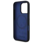 BMW BMHMP16X23SHEB iPhone 16 Pro Max 6.9" black hardcase Silicone Hexagon Blue Line MagSa - imagine 7