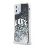 DKNY DKHCN61LBNAEK iPhone 11 / Xr 6.1" black hardcase Liquid Glitter Big Logo - imagine 2