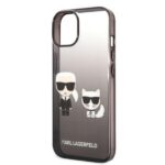 Karl Lagerfeld KLHCP14LTGKCK iPhone 14 Pro 6,1" hardcase black Gradient Ikonik Karl & Choupette - imagine 6