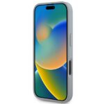 BMW BMHMP16S23PUDTS iPhone 16 6.1" grey hardcase M Carbon Tricolor Line MagSafe - imagine 5