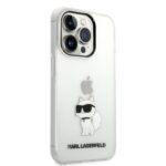 Karl Lagerfeld KLHCP14LHNCHTCT iPhone 14 Pro 6,1" transparent hardcase Ikonik Choupette - imagine 4