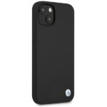 BMW BMHCP13MSILBK iPhone 13 / 14 / 15 6,1" black hardcase Silicone Signature - imagine 4
