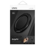 UNIQ Gripfit 360 Magnetic Mount&Kickstand Magnetic Holder midnight black - imagine 2