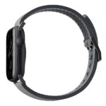 UNIQ Straden Strap Apple Watch Series 1-8/SE/SE2/SE3Ultra1/2/3 42/44/45/49 Leather Hybrid Strap gray - imagine 2