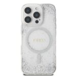 Guess GUHMP16XRGRGES iPhone 16 Pro Max 6.9" silver hardcase Resin Gradient Glitter MagSafe - imagine 3