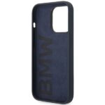 BMW BMHCP14LSILNA iPhone 14 Pro 6.1" navy Silicone Metal Logo Case - imagine 7