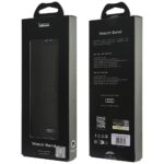 Strap Audi Logo Genuine Leather Magnetic Ring for Apple Watch 40/41/42mm black - imagine 4