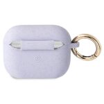 Guess GUAPSGGEU AirPods Pro cover purple Silicone Glitter - imagine 2