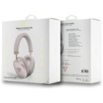 Headphones Guess Bluetooth 5.3 Metallic Triangle Logo pink - imagine 4