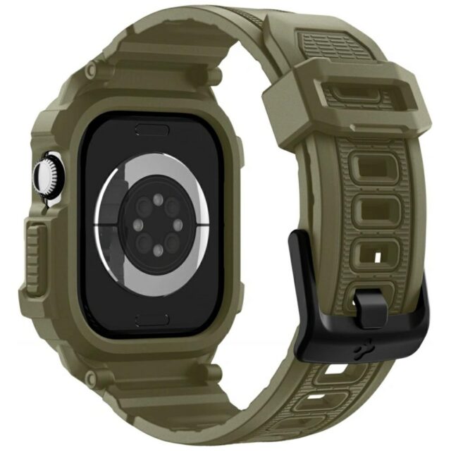 Pasek Spigen Rugged Armor Pro V2 do       Apple Watch 10 / 11 46mm khaki - imagine 3