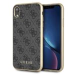 Guess GUHCI61G4GG iPhone Xr grey hard case 4G Collection