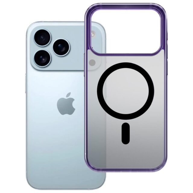 Case 3MK Frosty MagCase for Apple iPhone 17 Pro purple - imagine 3
