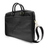 Guess Torba GUCB15PUSASBK 16"black Saffiano Script - imagine 2