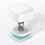 USAMS Charger 1xUSB-C with retractable USB-C cable (only head) PD+QC 35W Gan Fast Charging white - imagine 3