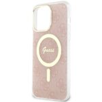Guess GUHMP14XH4STP iPhone 14 Pro Max 6.7" pink hardcase 4G MagSafe - imagine 6
