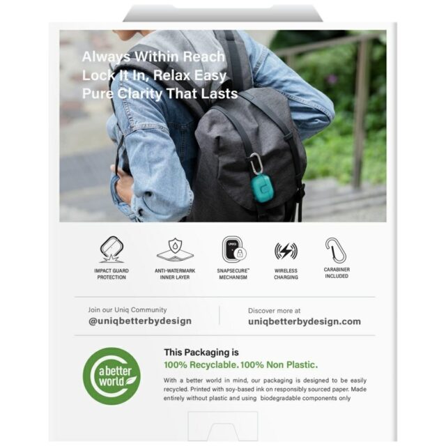 Case UNIQ Glase Pro for AirPods Pro 3     Lock Case pink - imagine 7