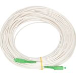 Extralink SC/APC-SC/APC | Patchcord | LSZH, Single mode, Simplex, G.657A1, 3mm, 30m, white