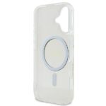 Guess GUHMP16SHFGERET iPhone 16 6.1" transparent hardcase IML Glitter Circle MagSafe - imagine 7