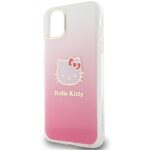 Hello Kitty HKHCN61HDGKEP iPhone 11 / Xr 6.1" pink hardcase IML Gradient Electrop Kitty Head - imagine 6