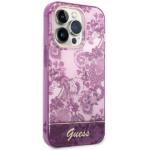Guess GUHCP14XHGPLHF iPhone 14 Pro Max 6,7" fuschia hardcase Porcelain Collection - imagine 4