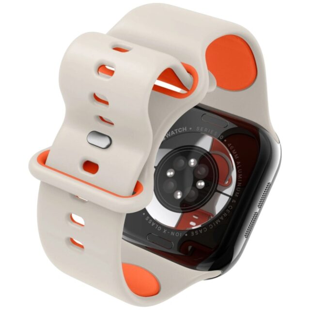 Band Spigen Nano Pop for Apple Watch6/7/8/9/10/11/SE/SE3/Ultra1/2/3 (44/45/46/49mm)beige - imagine 7