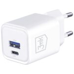 Ładowarka sieciowa 3MK Hyper Charger PD   33W GaN QC4+ PPS AFC FCP SCP USB-A + USB-C biały - imagine 6