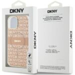 DKNY DKHMP15SHRHSEP iPhone 15 / 14 / 13 6.1 inch pink hardcase IML Mono & Stripe MagSafe - imagine 8