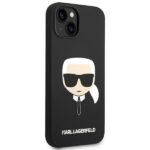 Karl Lagerfeld KLHCP14MSLKHBK iPhone 14 Plus / 15 Plus 6,7" hardcase black Silicone Karl`s Hea - imagine 4