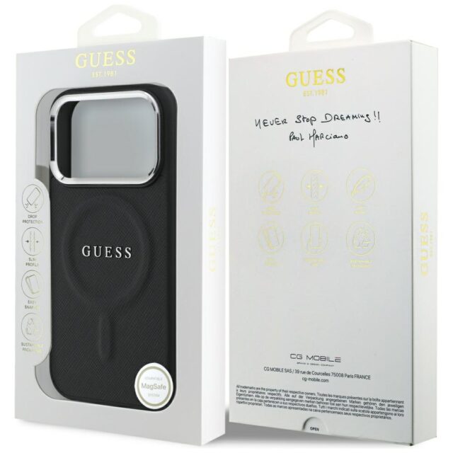 Guess Classic Logo MagSafe Case for iPhone 17 Pro Black - imagine 8