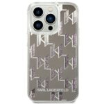 Karl Lagerfeld KLHCP14LLMNMS iPhone 14 Pro 6,1" hardcase silver Liquid Glitter Monogram - imagine 3