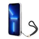 Guess GUOHCP14XH4STK iPhone 14 Pro Max 6,7" black hardcase 4G Print Strap - imagine 4