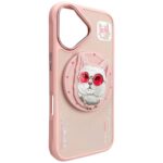Nimmy Glasses Cool Cat MagSafe case for iPhone 16 pink - imagine 5