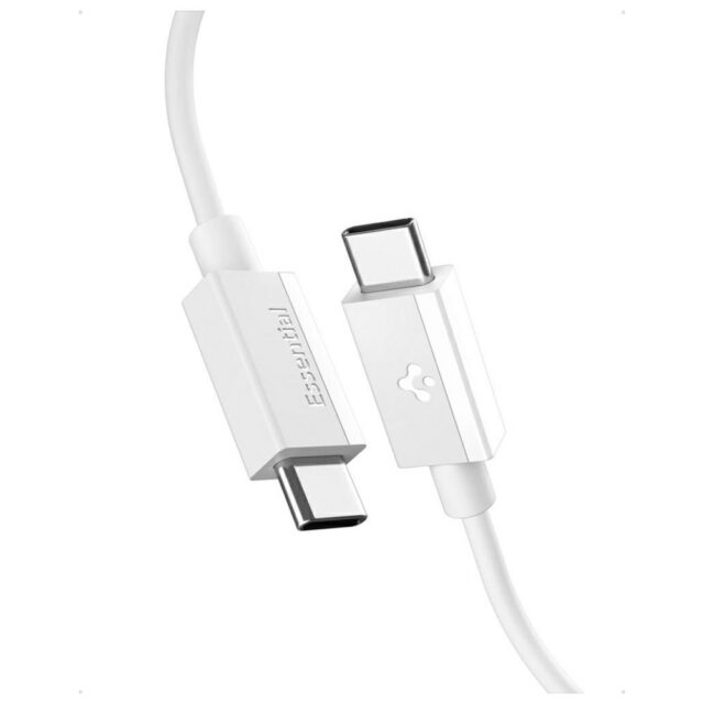 Spigen EB6020CC Essential USB-C Cable 60W 2m white - imagine 8